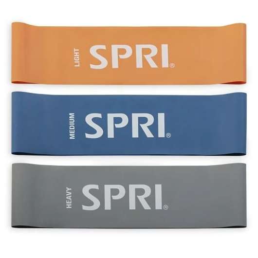 SPRI Flat Band Loop Kit 3-Pack, Powerband & Mini band