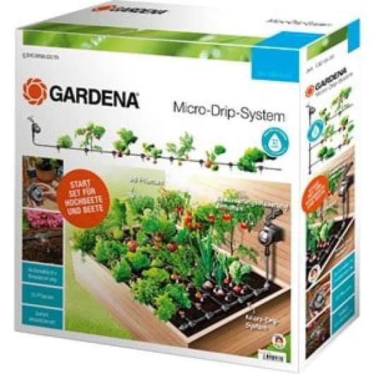 Startpaket Gardena Micro Drip System Pallkragar