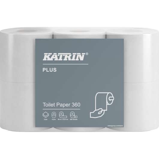 Toalettpapper Katrin Plus 6x50m