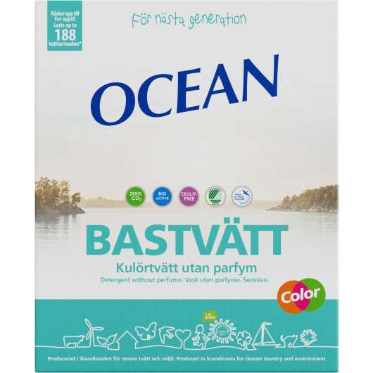 Tvättmedel Ocean Bastvätt Kulör Oparfymerad 4