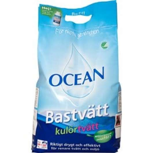 Tvättmedel Ocean Bastvätt Parfymerad Refill, 6,2 kg