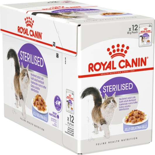 Våtfoder Royal Canin Menybox Sterilised Jelly 12x85g