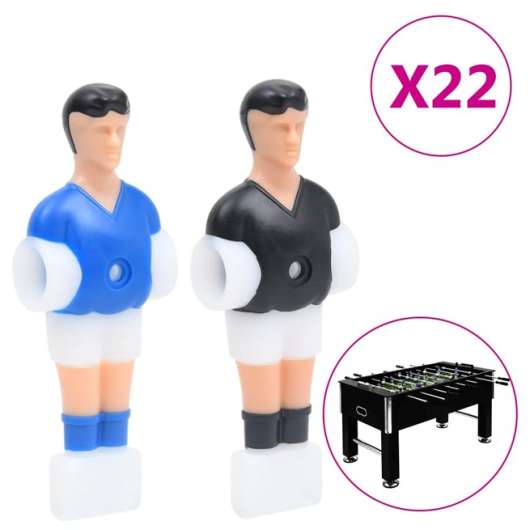vidaXL Spelare för fotbollsbord med 12