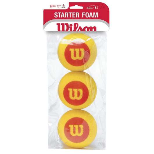 Wilson Starter Foam (3-Pack), Tennisbollar