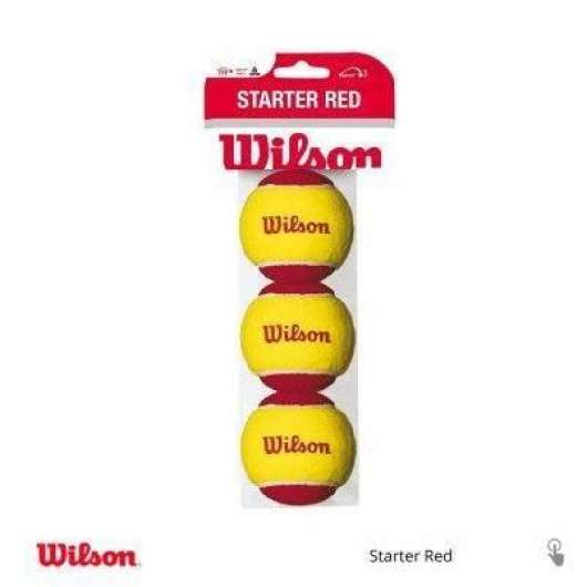 Wilson Starter Red (3-Pack), Tennisbollar