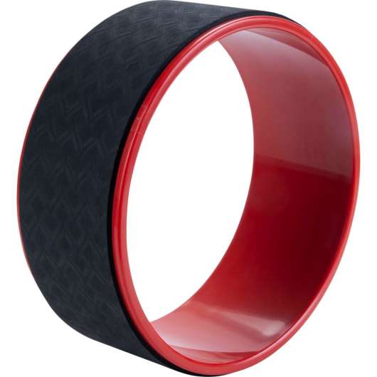Yogahjul 30 cm svart och röd